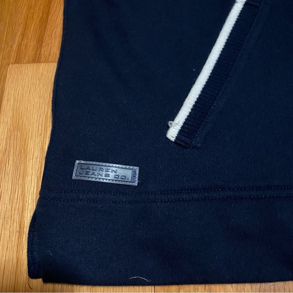 Beautiful Ralph, Lauren, navy, trimmed in white cotton vest, size large - Picture 3 of 5